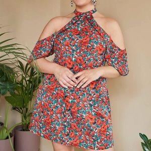 SHEIN Floral Dress with Belt